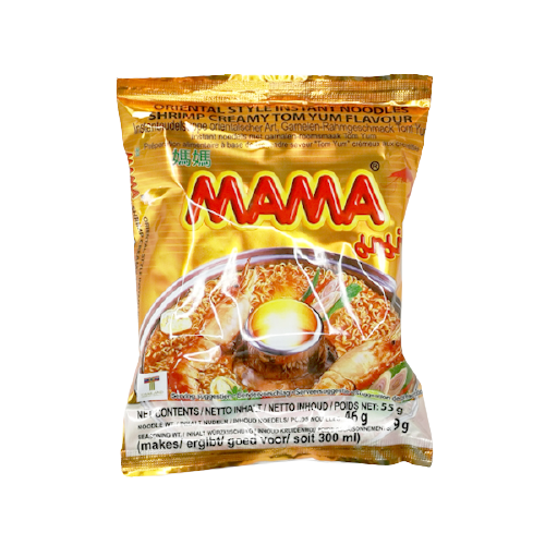 Mama Instantnudelsuppe Shrimp (Creamy Tom Yum) 55g