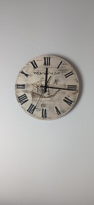 Orologio a parete in legno al quarzo