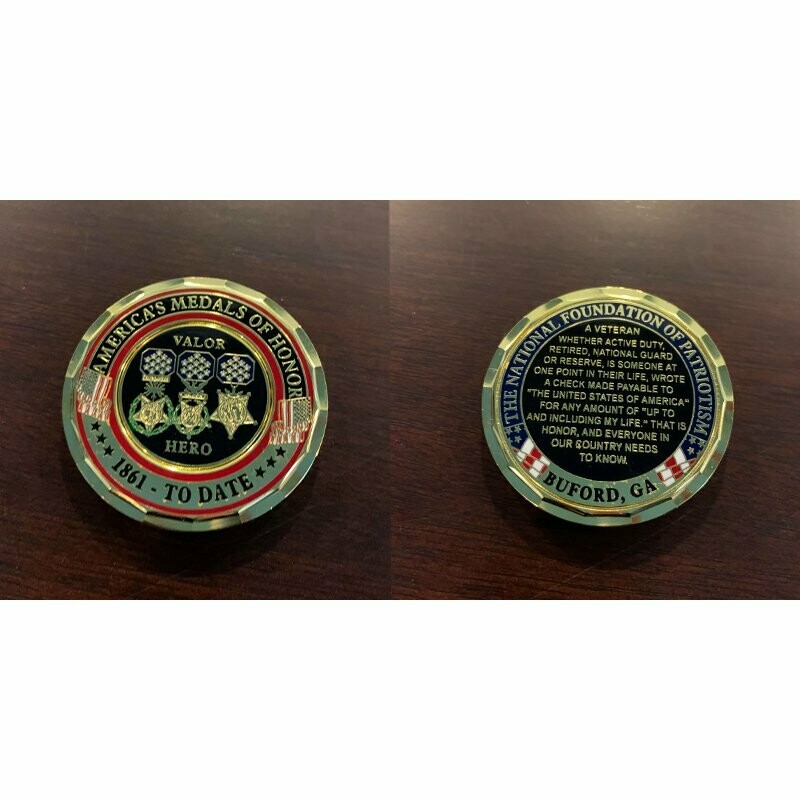 Commemorative Challenge Coin Medal of Honor