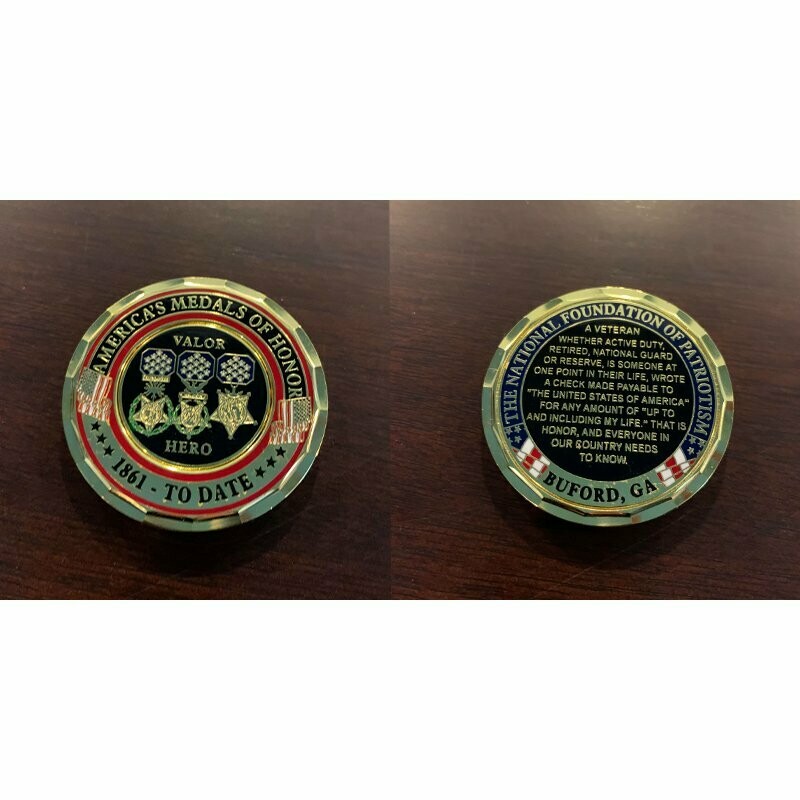 Commemorative Challenge Coin Medal of Honor