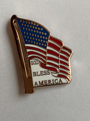 God Bless America Unity Pin