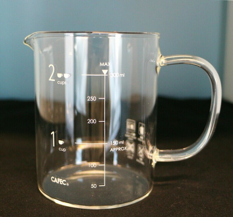 Glass Beaker Server 1-2 Cups 300ml