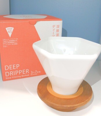 DEEP 45 DRIPPER &amp; PAPER FILTER