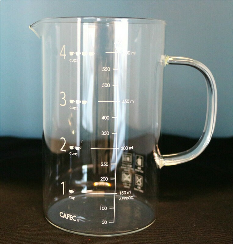 Glass Beaker Server 1-4 Cups 600ml