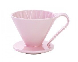 ARITA Porcelain Flower Dripper 4 Cups Sakura Pink