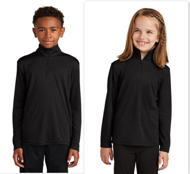 Youth Embroidered 1/4 Zip Pullover
