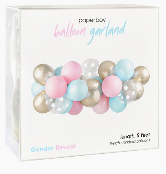 Balloon Garland - Gender Reveal