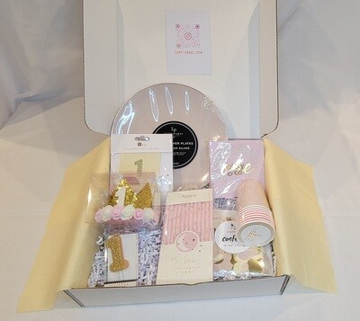 1st Birthday In a Box - Girl