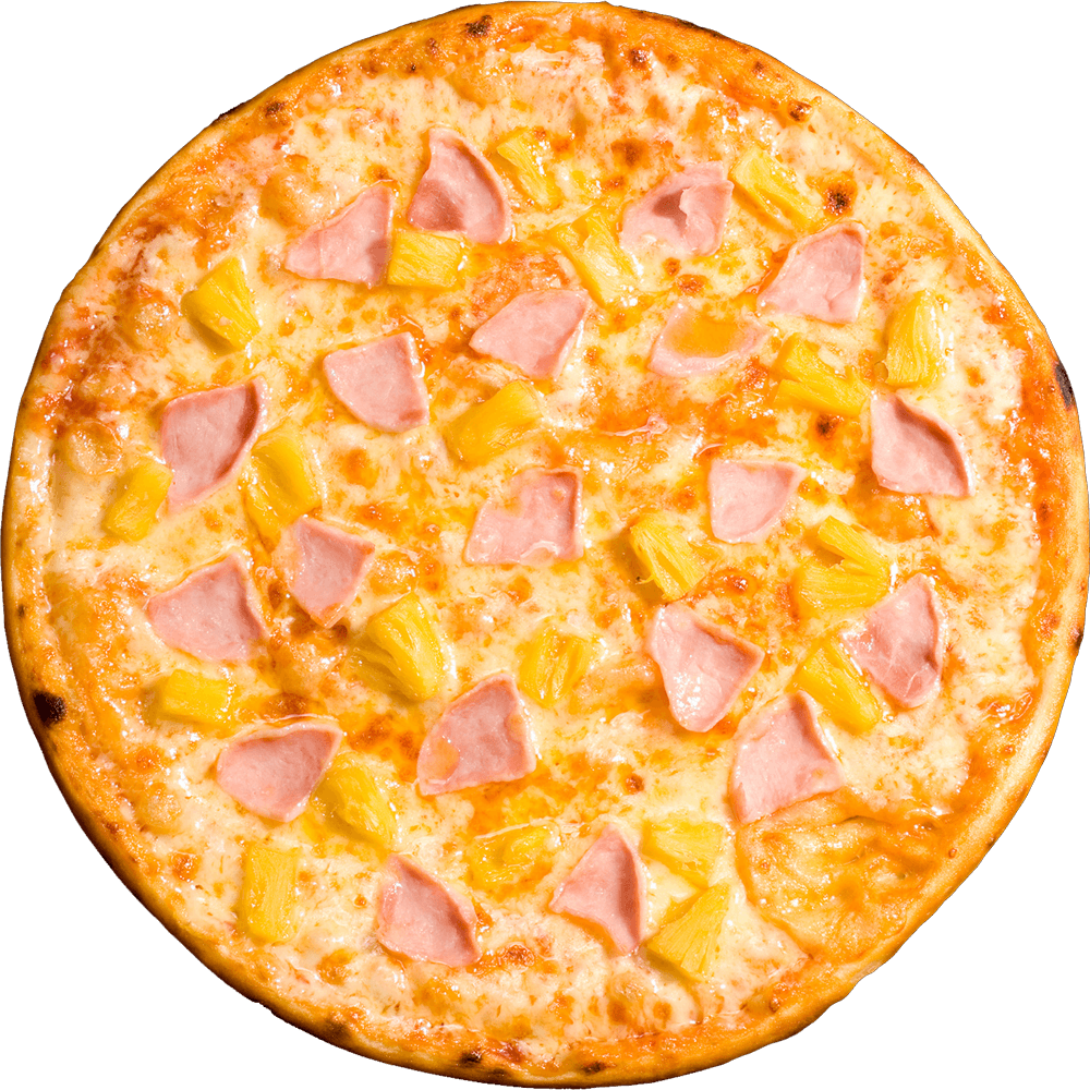 Pizza Hawaii + Mandarinen