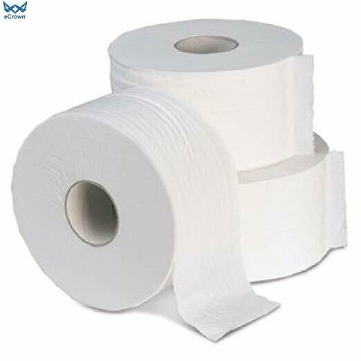 Paquete 18 bobina papel higiénico tisú gofrado 2 capas.