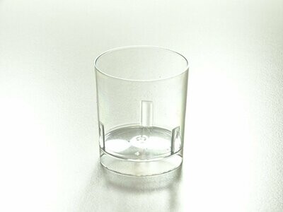 Vaso de chupito de plástico transparente PS 30ml. Caja 1000 vasos.