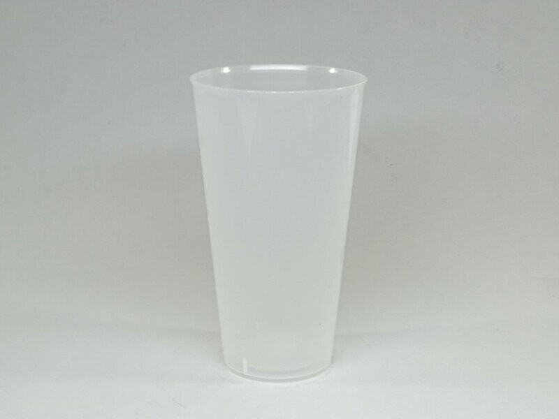 Vaso de CÓCTEL  470 cc plástico PP Flex REUTILIZABLE 20 lavados. Caja 420 vasos.