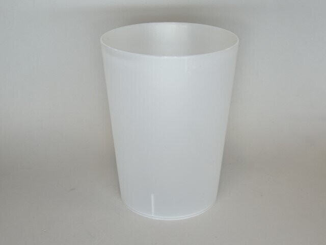 Vaso ECO  reutilizable 900 cc plástico PP RÍGIDO.  Caja 210 vasos.