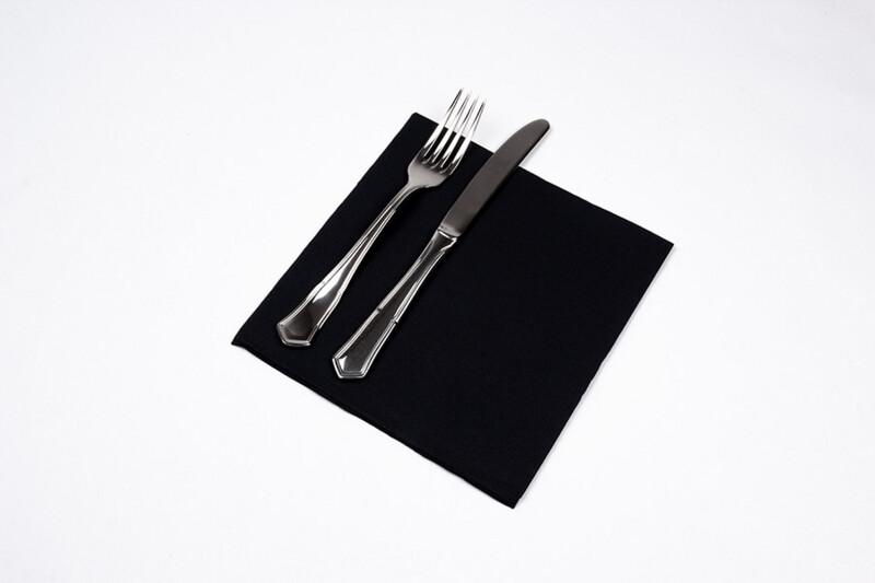 Servilleta de papel PUNTA PUNTA 40x40 cm. Caja 1200 servilletas. NEGRA