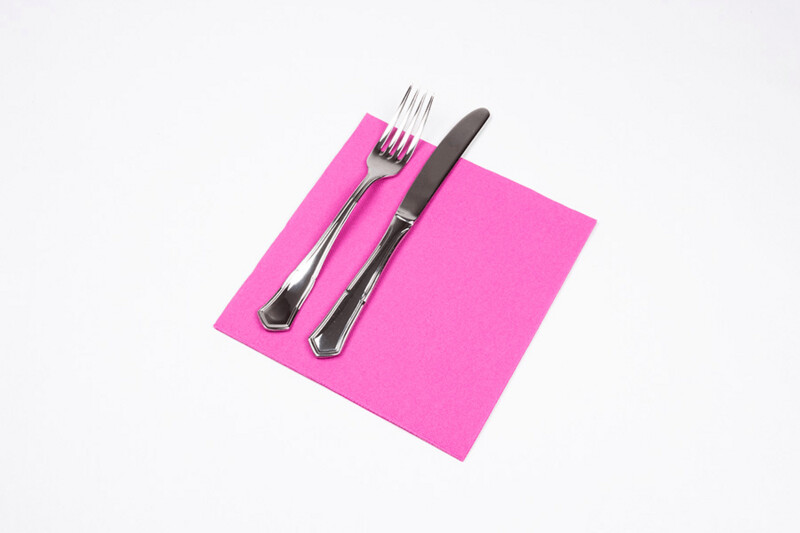 Servilleta de papel PUNTA PUNTA 40x40 cm. Caja 1200 servilletas. FUCSIA