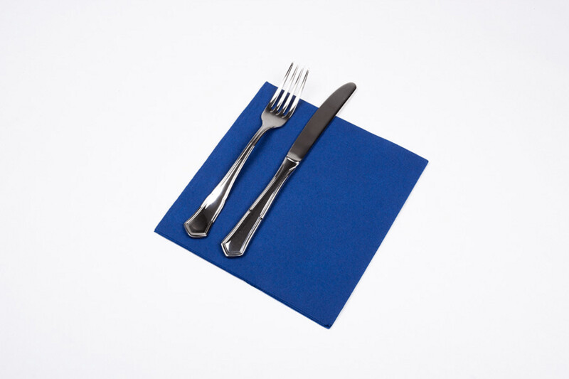 Servilleta de papel PUNTA PUNTA 40x40 cm. Caja 1200 servilletas. AZUL