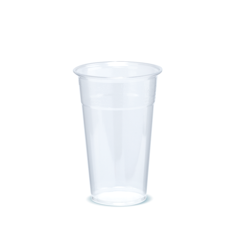 Vaso de plástico transparente 330 ml. Caja 2.000 Vasos.