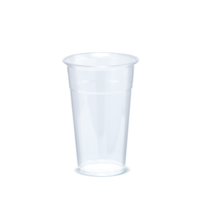 Vaso de plástico transparente 330 ml. Caja 2.000 Vasos.