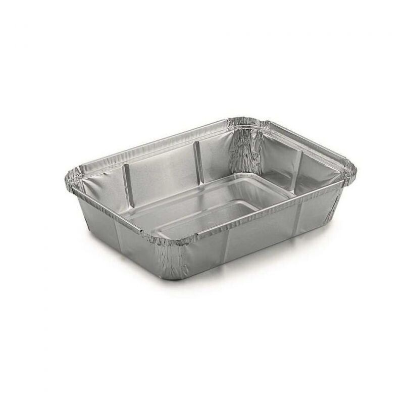 Bandeja aluminio rectangular 590 cc. Caja 600 und.