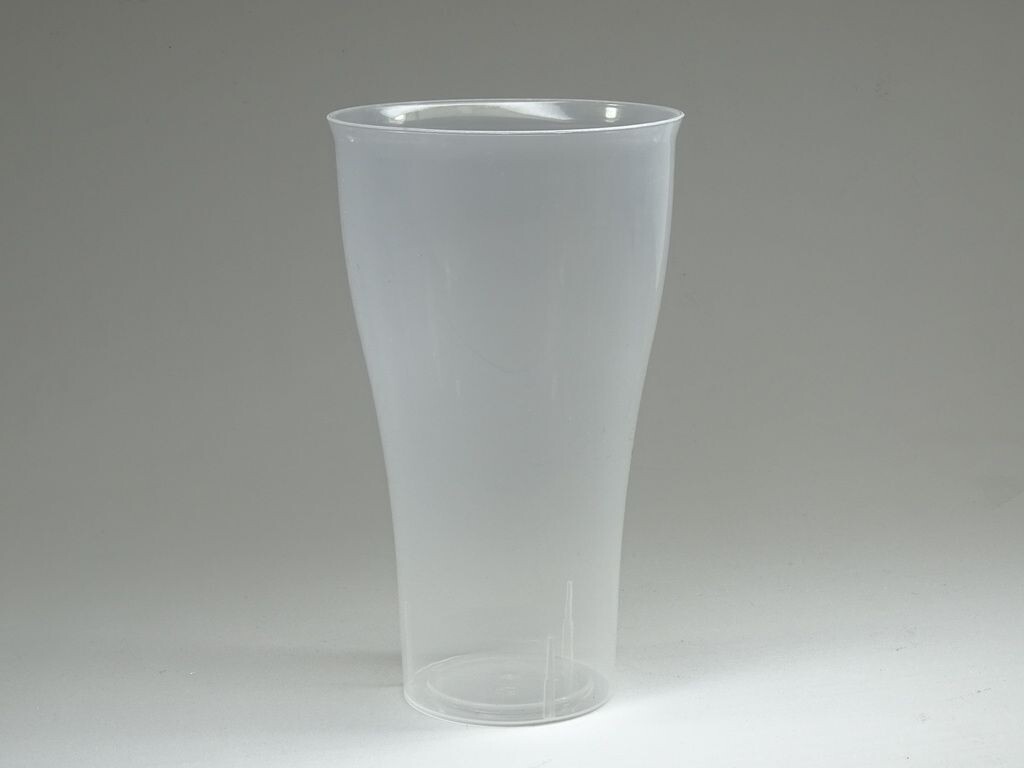 Vaso cóctel PREMIUM 450 cc plástico PP Flex REUTILIZABLE 20 lavados. Caja 200 vasos.