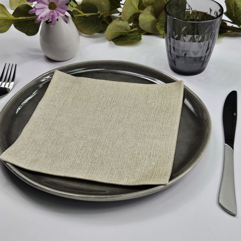 Servilleta tela desechable 40x40 cm. Caja 1.000 u. OCRE