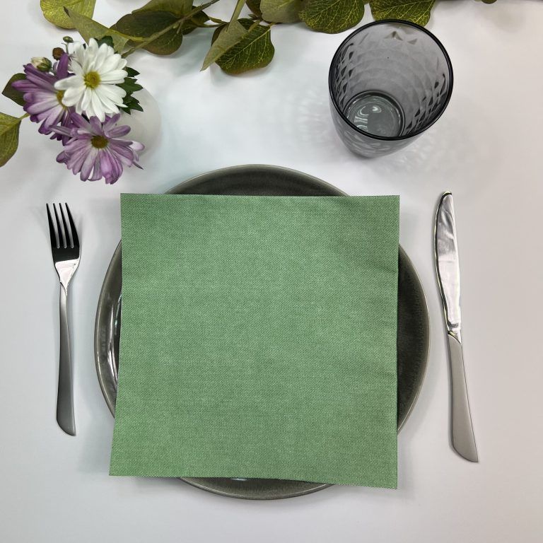 Servilleta tela desechable extra grande 46x46 cm. VERDE. Caja 500 u. Servilleta tela desechable extra grande 46x46 cm. VERDE. Caja 500 u.