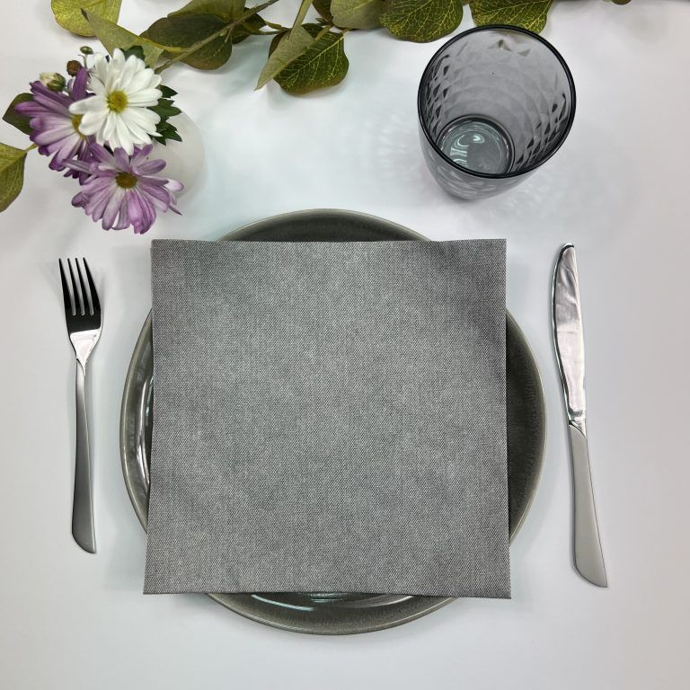 Servilleta tela desechable extra grande 46x46 cm. ANTRACITA. Caja 500 u. Servilleta tela desechable extra grande 46x46 cm. ANTRACITA. Caja 500 u.