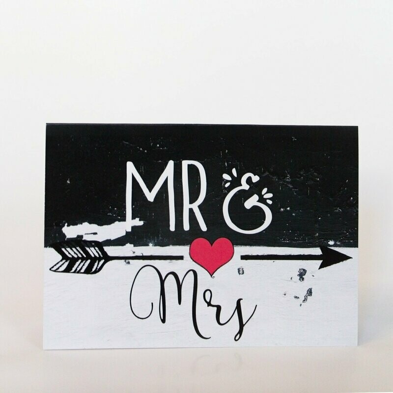 Doppelkarte Doppelkarte "Mr & Mrs"