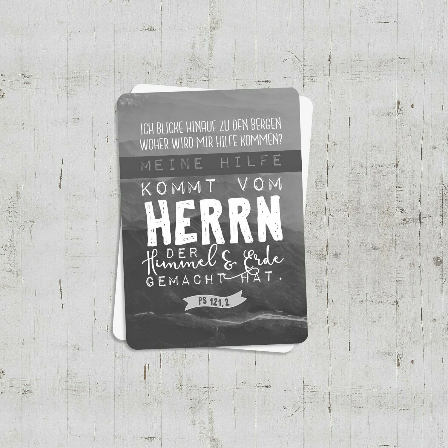 Karte "Meine Hilfe kommt vom Herrn"