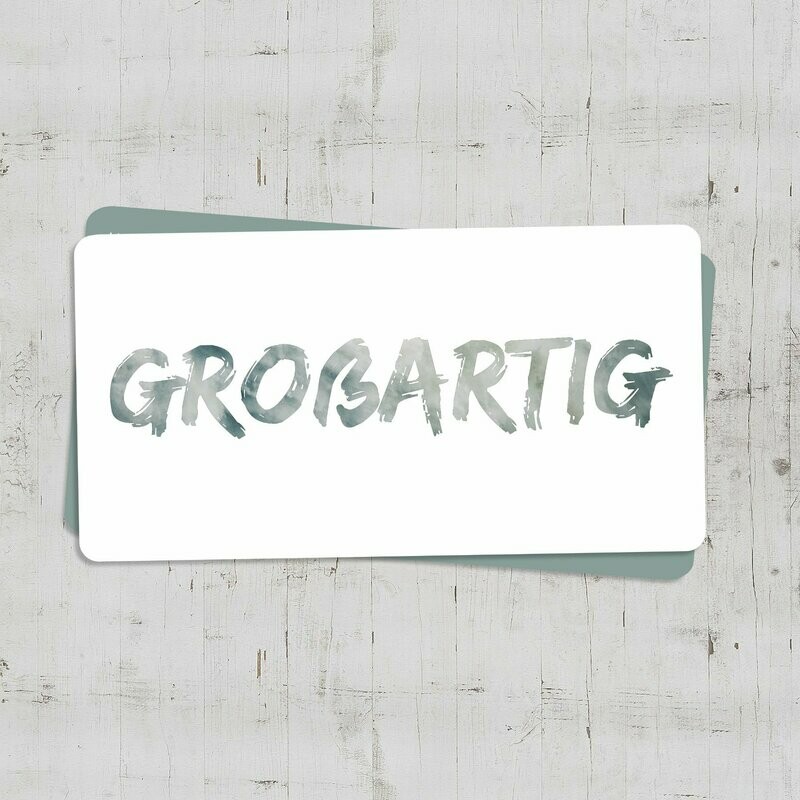 DIN-Lang Karte DIN-Lang Karte "Großartig"