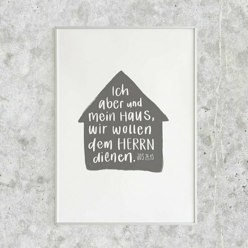 A3 Poster "Wir wollen dem Herrn dienen"