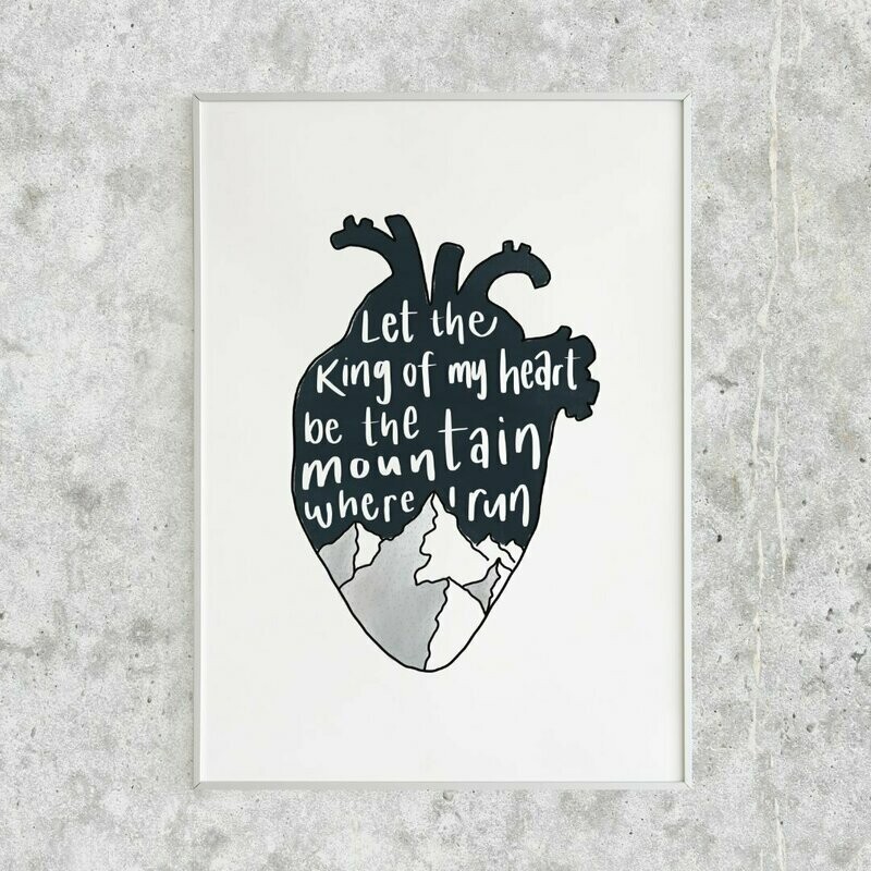 A3 Poster A3 Poster "King of my heart"