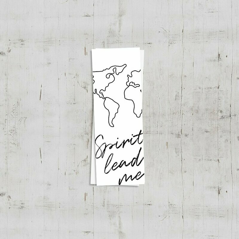 Lesezeichen "Spirit lead me"