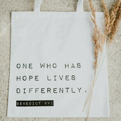 Tasche "One who has hope"
