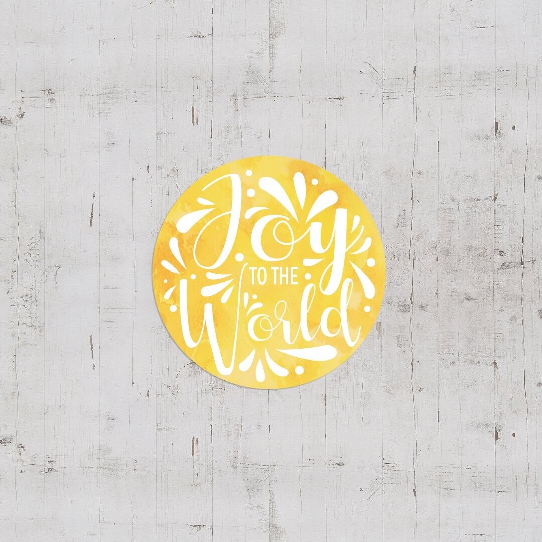 Minipostkarte "Joy to the world"