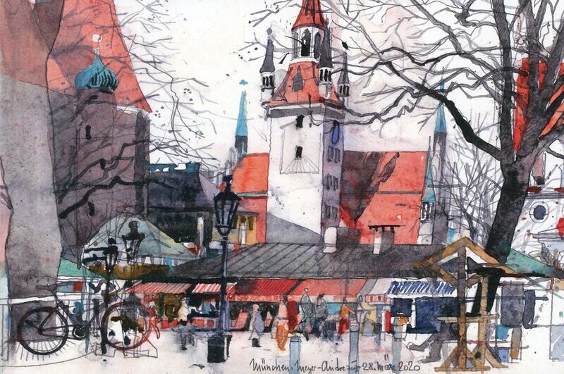 Aquarellkarten