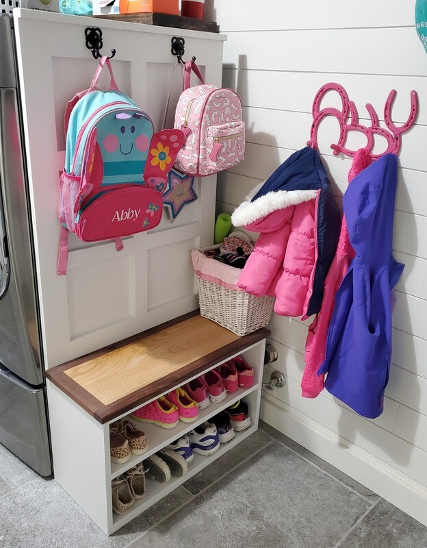 Child Size Hall Tree Bench