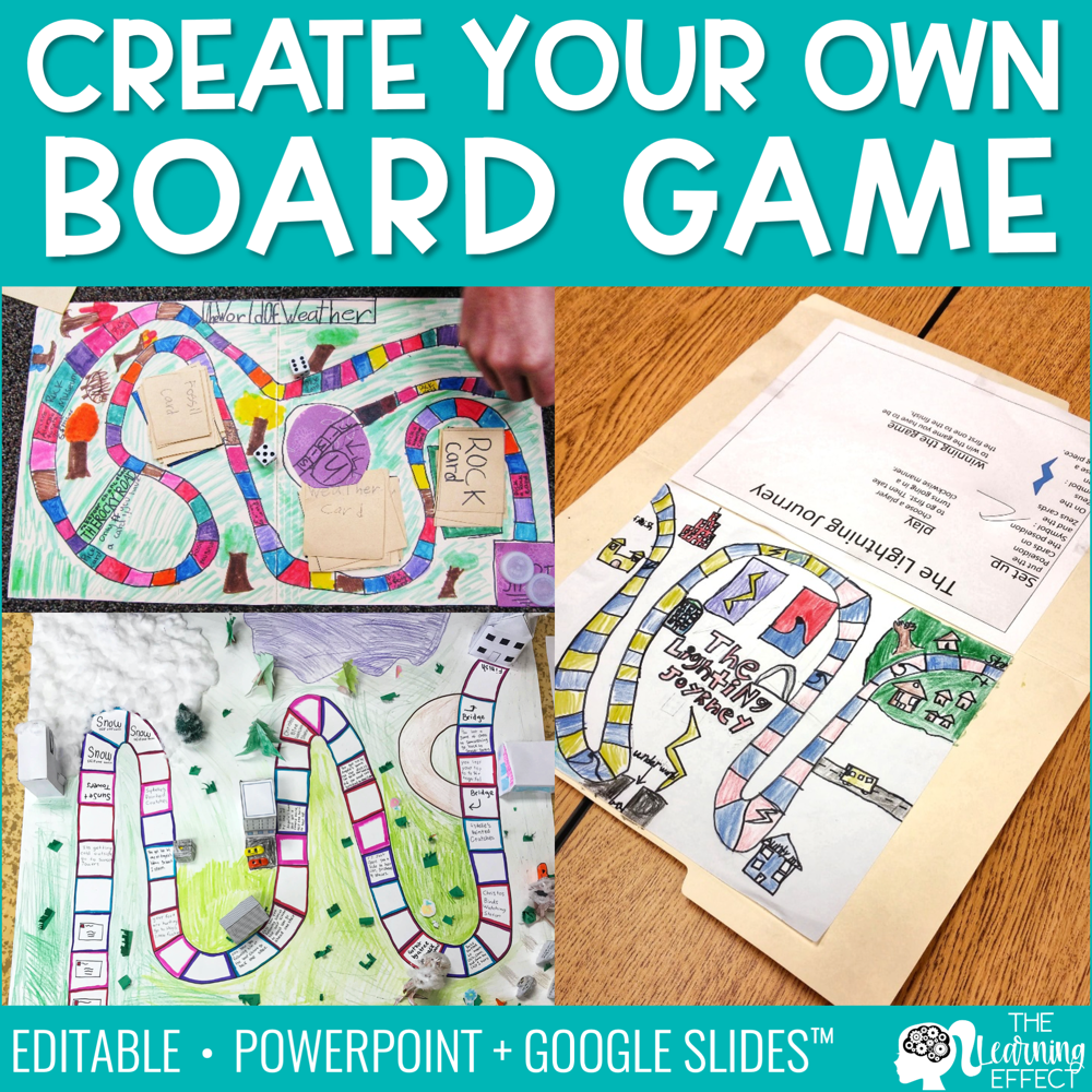 Create Your Own Board Game Project | Shop • The Learning Effect