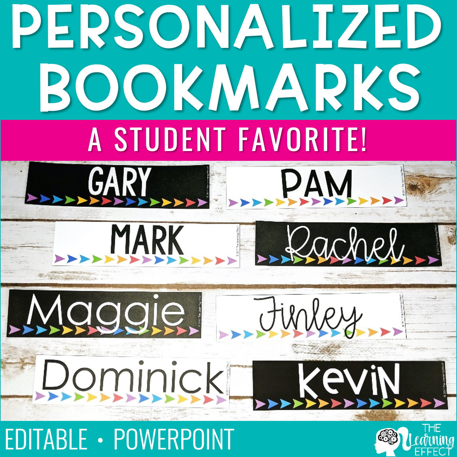 Editable Personalized Bookmarks