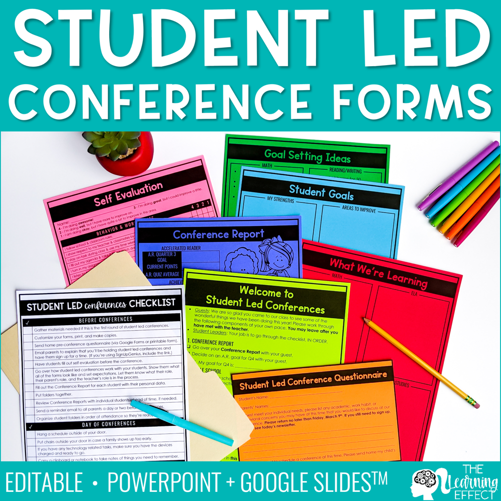 student-led-conference-printable-forms-shop-the-learning-effect