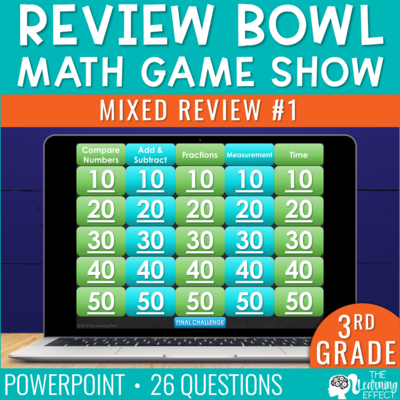 3rd Grade Math Review #1 Game Show End of Year