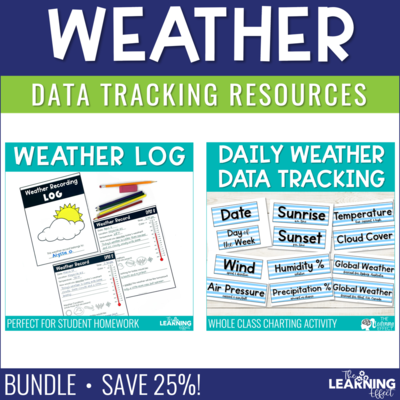Weather Recording Resources BUNDLE Weather Recording Resources BUNDLE