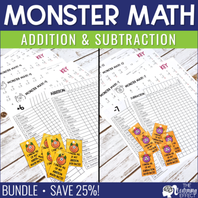 Fact Fluency Addition and Subtraction Timed Tests BUNDLE Fact Fluency Addition and Subtraction Timed Tests BUNDLE