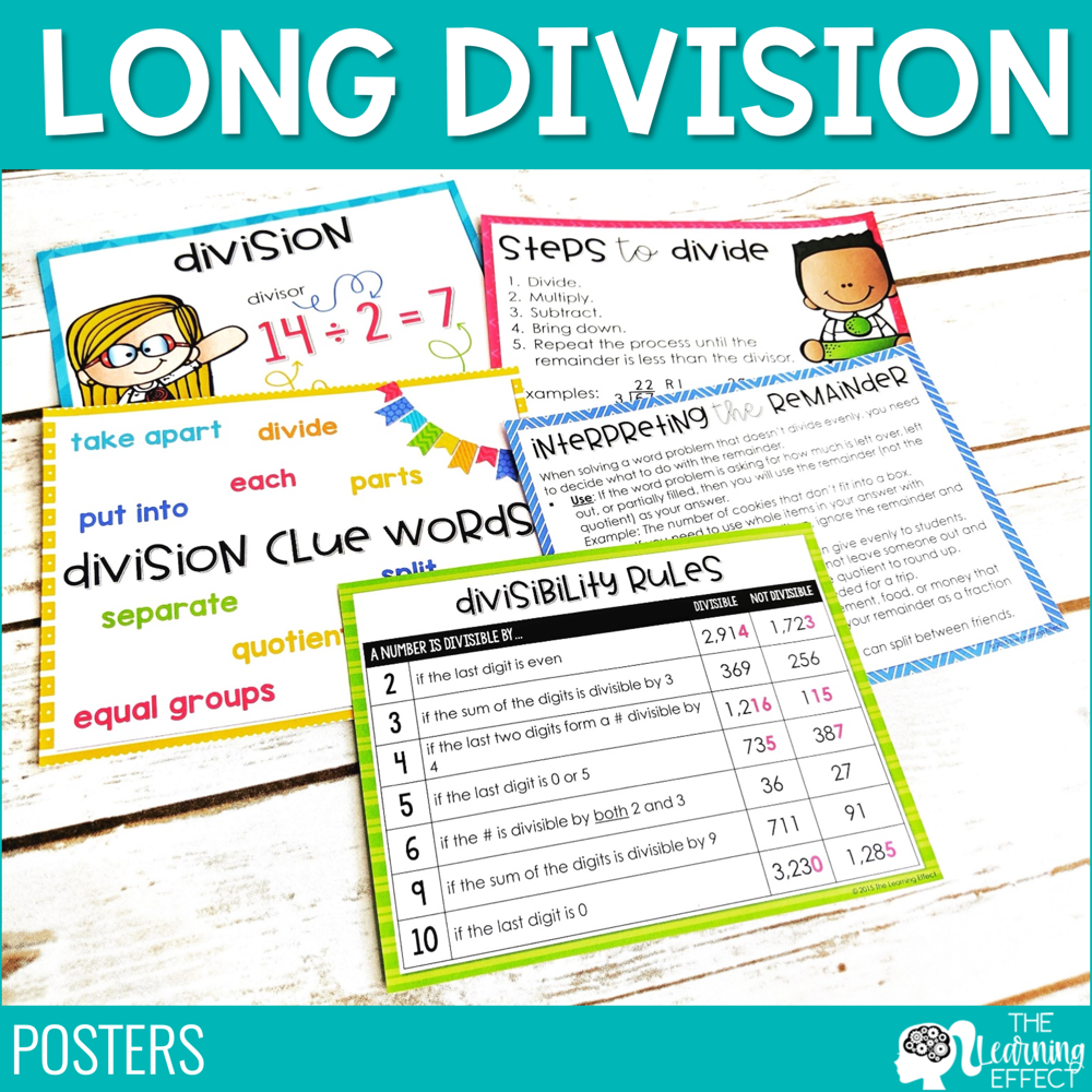 Long Division Posters
