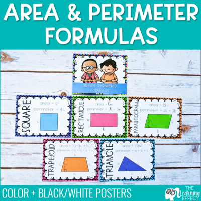 Area and Perimeter Posters