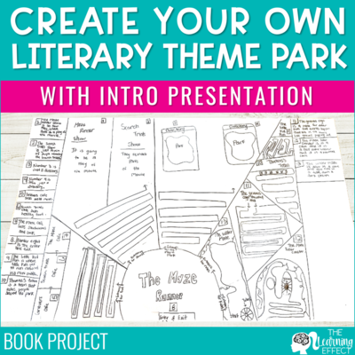 Create Your Own Literary Theme Park Book Project