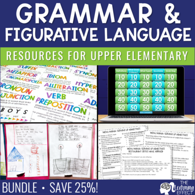Grammar and Figurative Language Resources BUNDLE Grammar and Figurative Language Resources BUNDLE