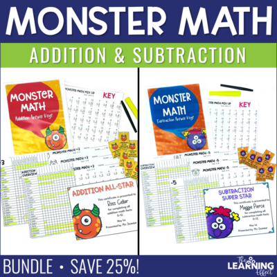 Fact Fluency Addition and Subtraction Timed Tests BUNDLE Fact Fluency Addition and Subtraction Timed Tests BUNDLE