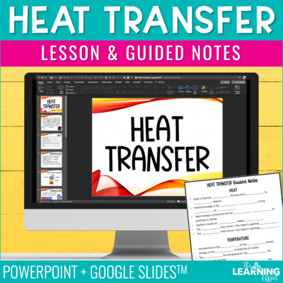 Heat Transfer Lesson and Notes | PowerPoint and Google Slides