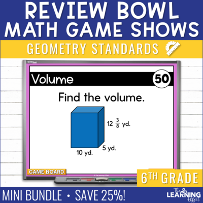 6th Grade Math Geometry Game Shows | Test Prep Activities 6th Grade Math Geometry Game Shows | Test Prep Activities
